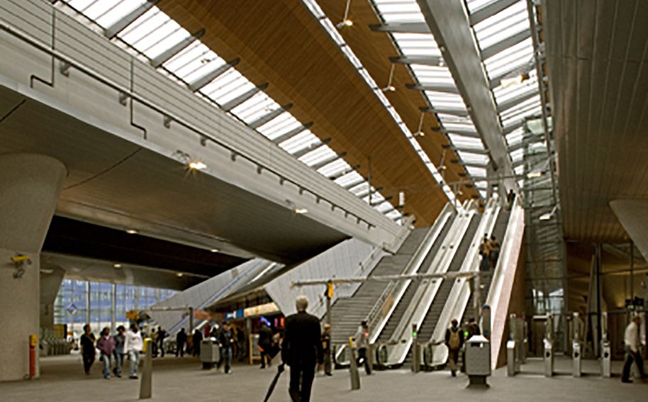 Architectuurplaquette Station Amsterdam Bijlmer Arena Architectuurplaquette Station Amsterdam Bijlmer Arena